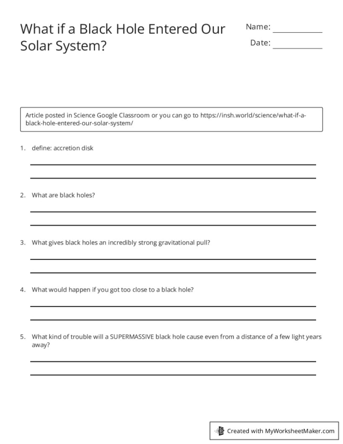 Fifth grade multiplication worksheet featuring black hole space science educational content for image 15