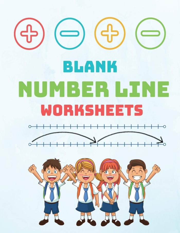 Blank number line template for second grade math problem solving activities