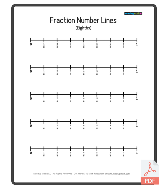 Printable Number Lines Worksheets for 2nd Grade