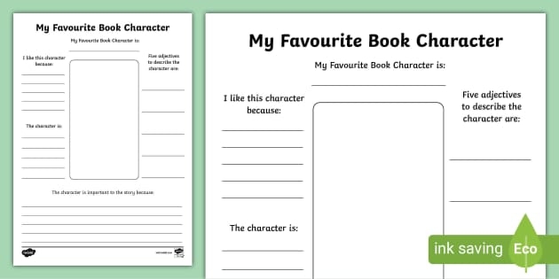 Engaging book characters worksheet designed for young learners Worksheet featuring book characters for third graders to explore fractions