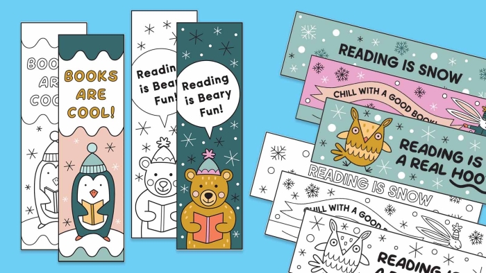 Brainzy Bookmarks worksheet for Pre-K
