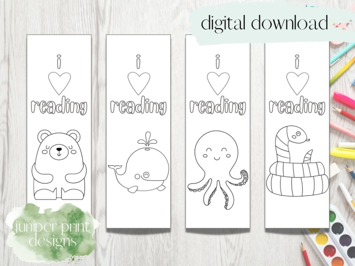 Brainzy Bookmarks worksheet for Pre-K