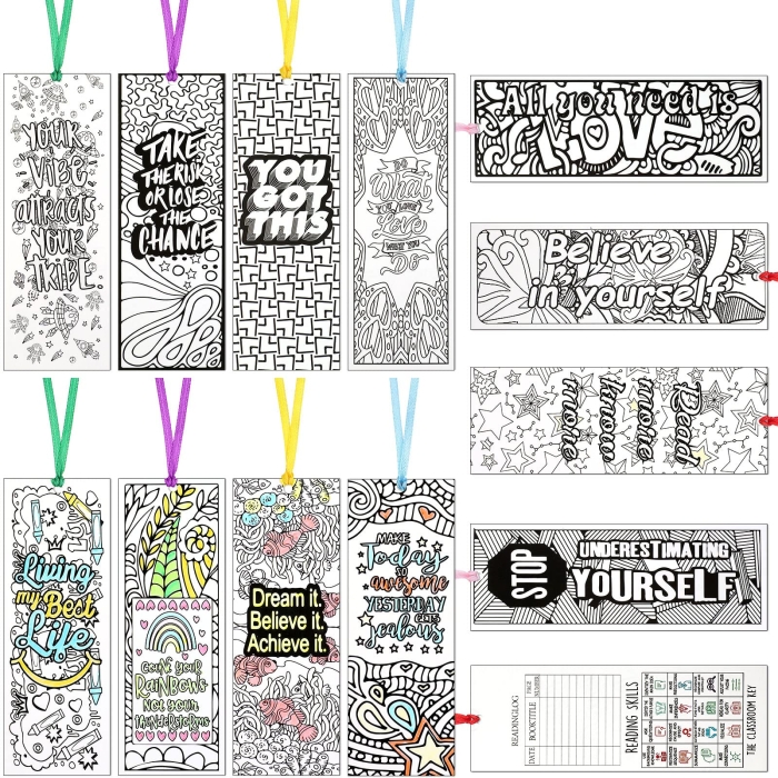 Brainzy Bookmarks worksheet for Pre-K
