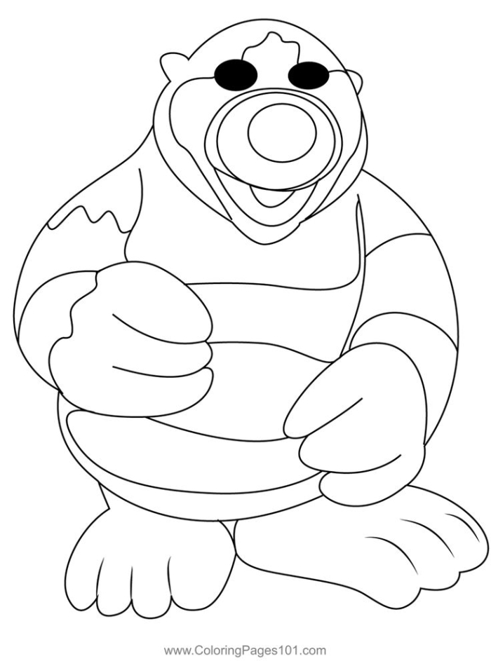 Place Value worksheet for Pre-K Brainzy Coloring Bookmarks: Roly and Tutu worksheet for Pre-K