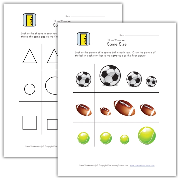 Bug size matching activity for Pre-K students with colorful insects on worksheet 19 Preschool worksheet showing bugs to compare their sizes for matching pairs