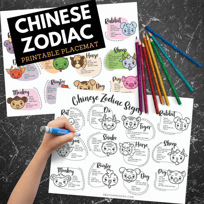 Interactive Chinese New Year math activity with zodiac-themed questions for first graders First Grade Chinese Zodiac Math worksheet featuring time and money challenges for Chinese New Year