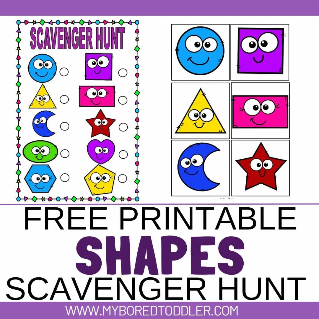 First grade shapes activity picture featuring a town landscape with circles, squares, rectangles and triangles hidden throughout the scene A colorful city scene illustration showing buildings, windows, and street elements composed of various geometric shapes for children to identify