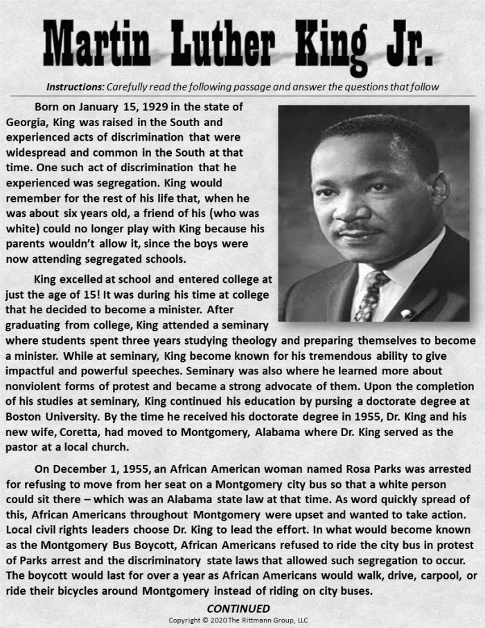 Civil Rights Movement worksheet for fifth graders covering later developments in the movement