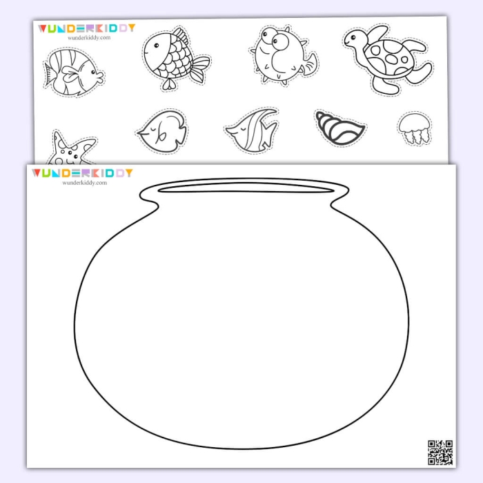 Engaging Color by Number: Fish activity for young readers Color by number worksheet featuring a hidden ocean fish for first graders