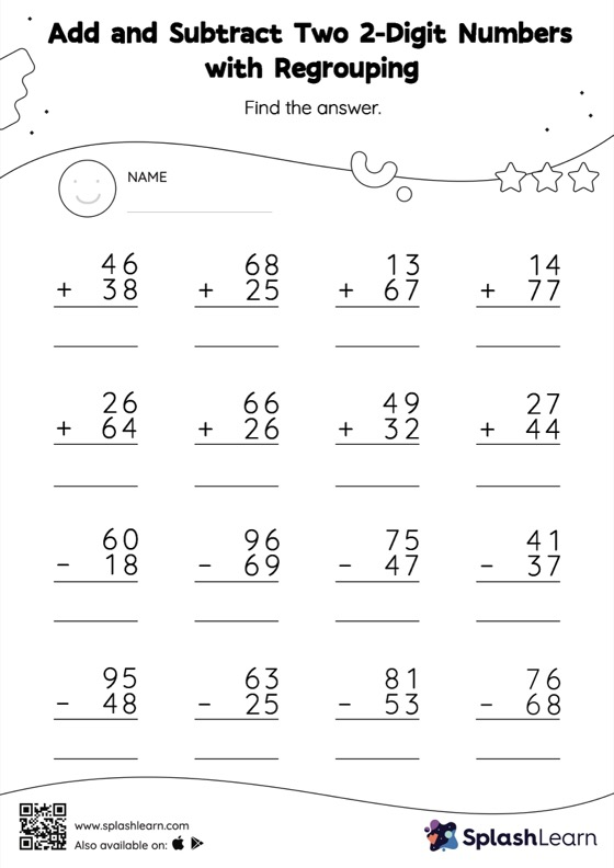 Engaging coloring page to enhance math skills in a fun way Color by number worksheet for practicing two-digit subtraction designed for second graders