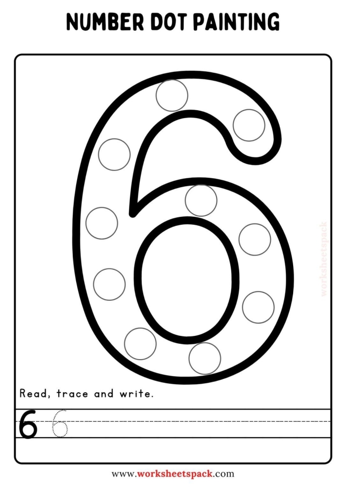 Colorful flower-themed worksheet for practicing the number 4 in subtraction for Pre-K learners