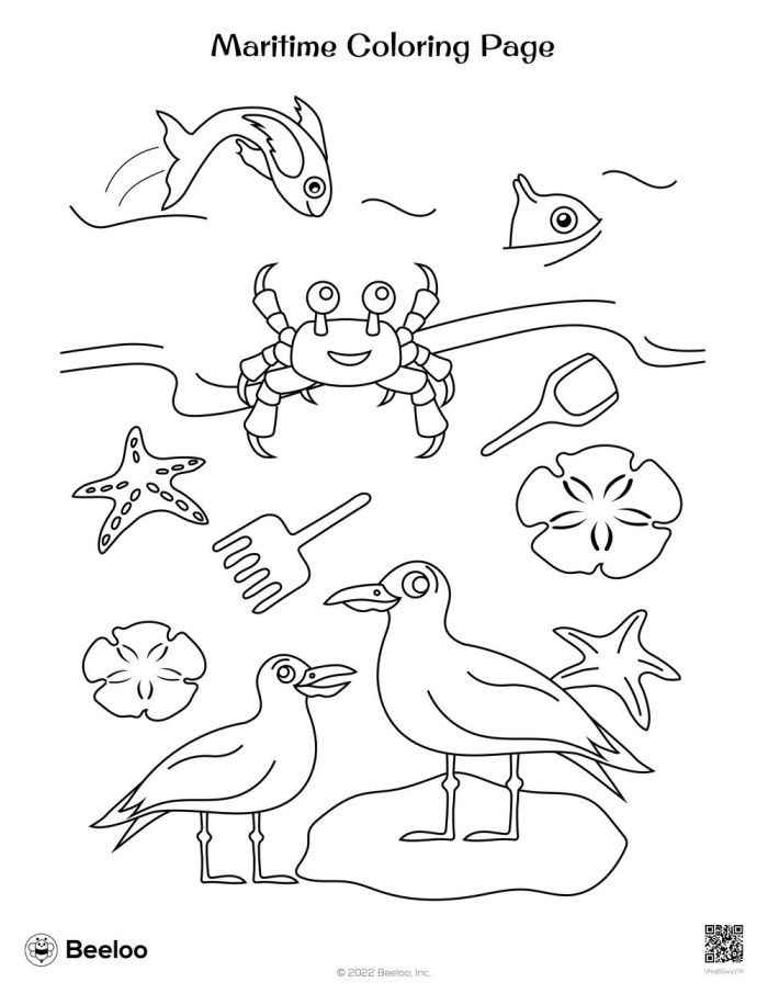 Freshwater Habitat Worksheet: Engage second graders in preserving ecosystems through art Coloring page featuring a vibrant freshwater habitat with frogs, turtles, ducks, and dragonflies for kids to enjoy