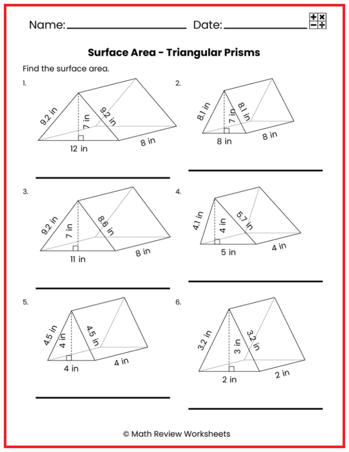 Colorful triangular prism worksheet for second graders focusing on addition skills. Engaging geometry activity to enhance math learning and creativity.