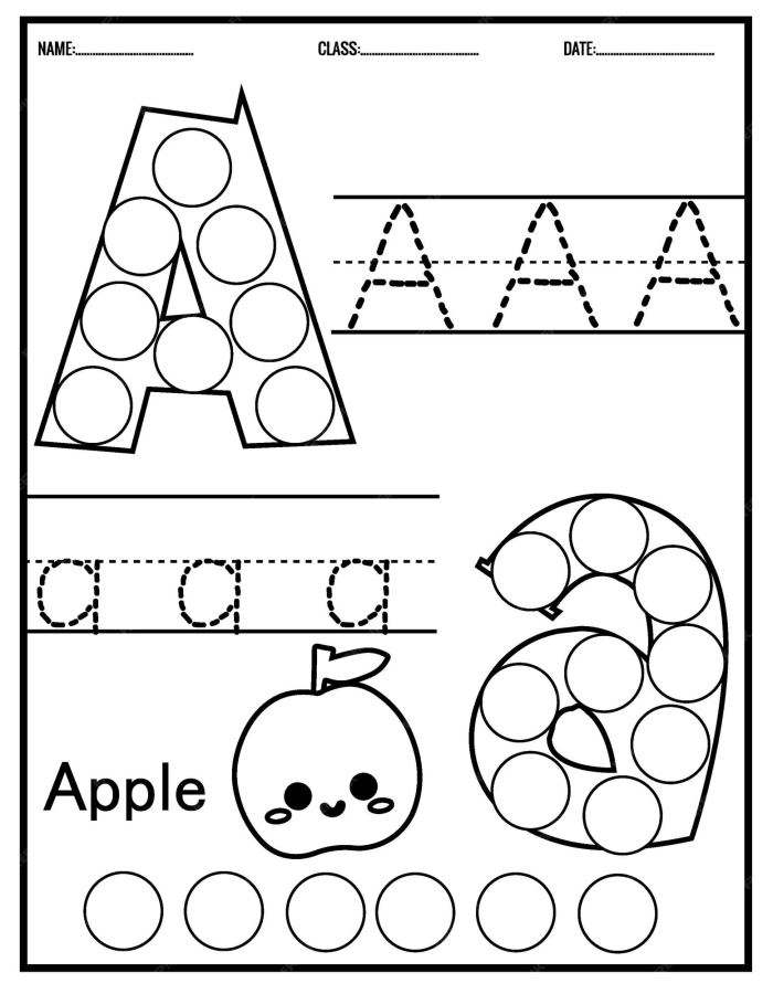 Get Ready for Reading: All About the Letter F worksheet for Pre-K learners Colorful worksheet focused on the letter F for preschool reading readiness