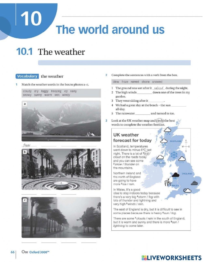 Engaging worksheet image for young meteorologists to practice weather concepts Colorful Weather Comparisons worksheet for Pre-K children to enhance handwriting skills
