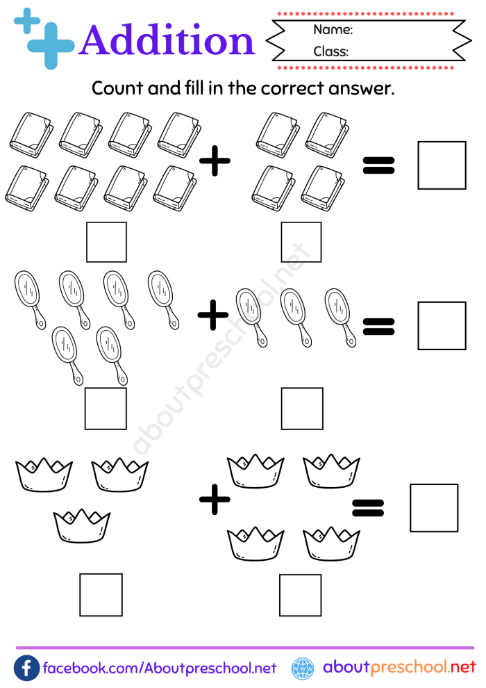 Engaging picture addition activity to help young learners count and solve equations Colorful addition worksheet featuring vehicles for kindergarten kids