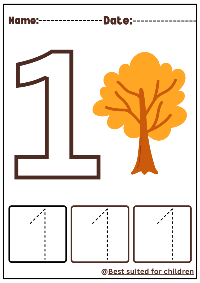 Engaging numbers 1-10 coloring activity for young learners Coloring worksheet featuring numbers 1 to 10 for preschool subtraction practice