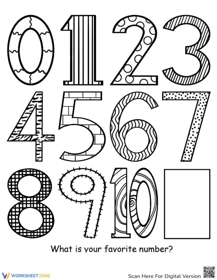 Engaging Color the Numbers 1-10 worksheet for young learners to enhance counting skills Coloring worksheet featuring numbers 1-10 designed for Pre-K subtraction practice