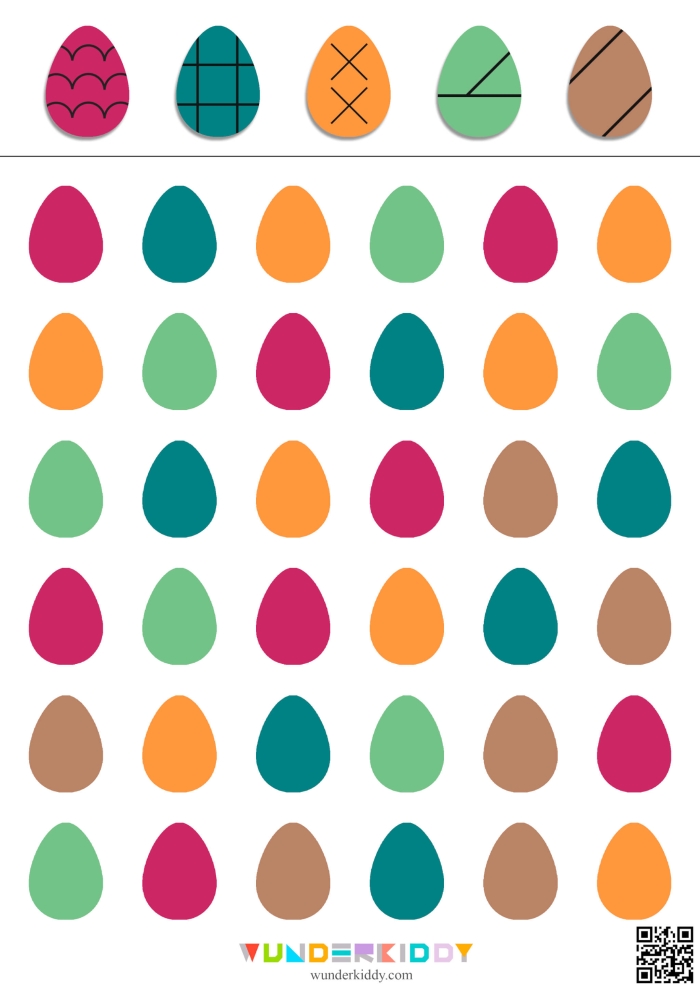 Fun Easter Egg Pencil Toppers worksheet for family activities number 12 Easter-themed pencil toppers to color and cut for second graders
