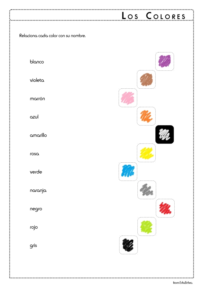 Engaging colors in Spanish word search for fourth-grade learners Colorful word search worksheet featuring Spanish vocabulary for basic colors