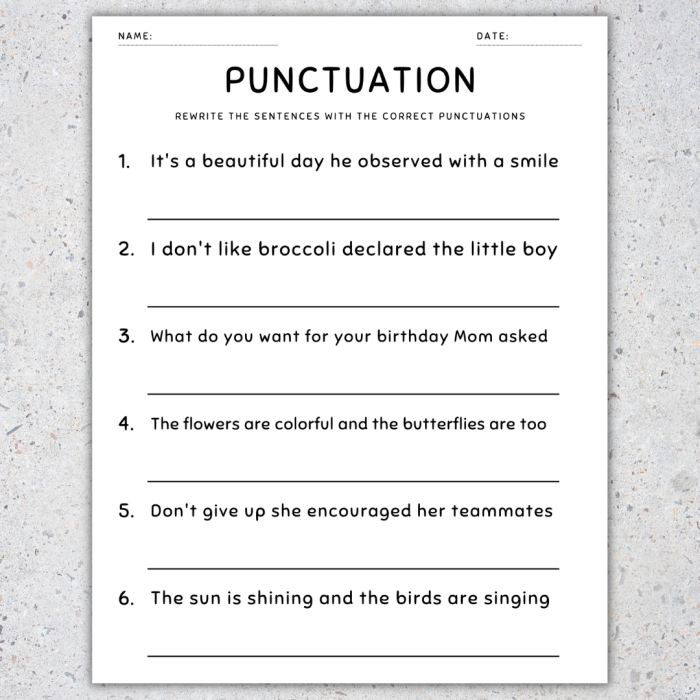 Punctuate Me worksheet 25 focusing on commas in a fun veggie context Fourth grade worksheet on using commas with a vegetable theme for time and money lessons