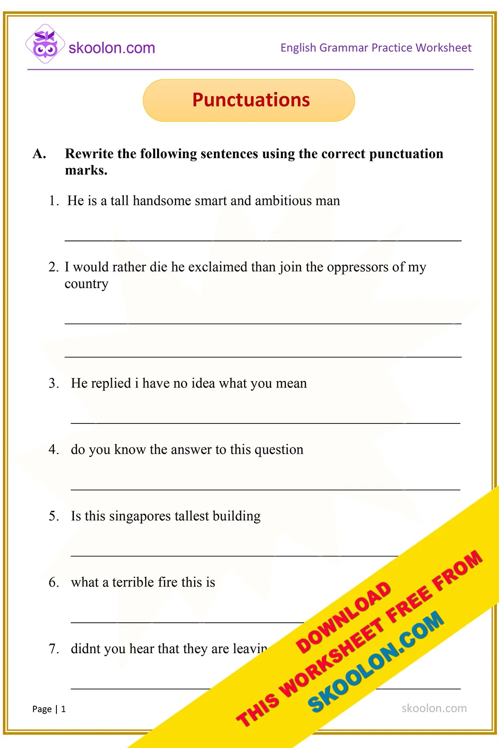 Commas practice on veggie-themed worksheet for fourth graders, image 18 Fourth Grade Punctuate Me worksheet focused on comma usage with a vegetable theme