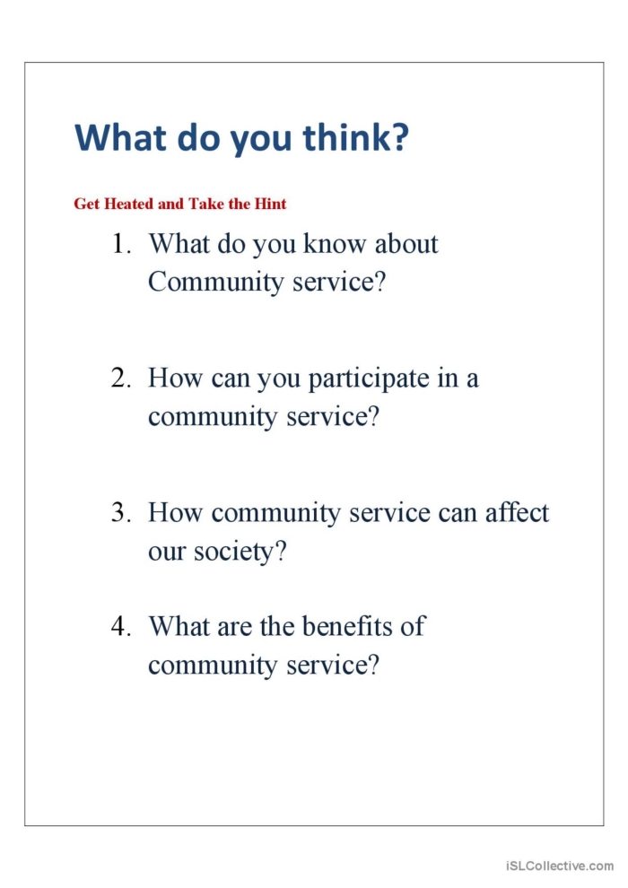 Worksheet 12 exploring community service examples for second graders in multiplication category Second grade students working on a What is Community Service? worksheet focused on multiplication