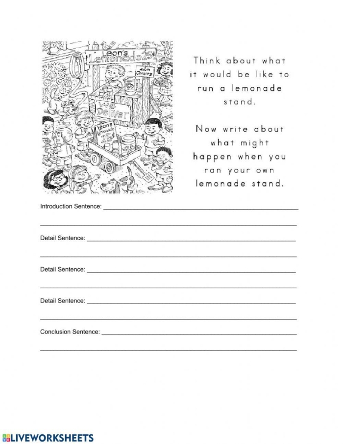 Worksheet for practicing precise and concise expression in seventh grade alphabets Seventh grade students revising sentences to express ideas clearly on a worksheet