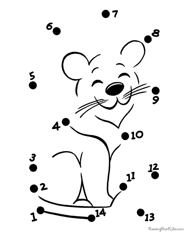 Measurement worksheet for First Grade Connect the Dots: Home worksheet for First Grade