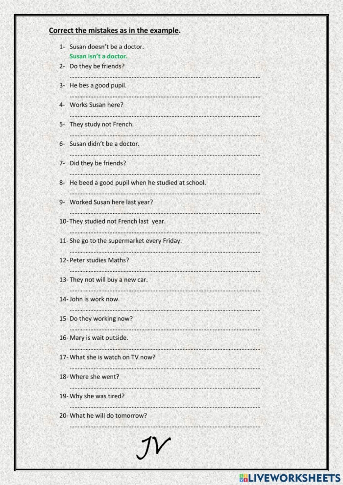 Grammar and Mechanics worksheet for Eighth Grade Worksheet for correcting verb mood errors focusing on indicative and subjunctive forms for eighth graders. Correcting Errors in Verb Mood worksheet for grammar practice in eighth grade.
