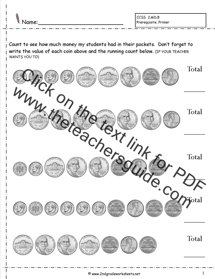 Engaging Count the Pocket Change worksheet for teaching young children money skills Worksheet featuring a fun coin-counting activity for kindergarteners to learn about pocket change