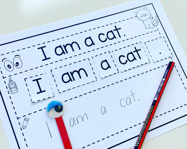Third Grade Sentence Prompts for Kids worksheet to enhance writing skills