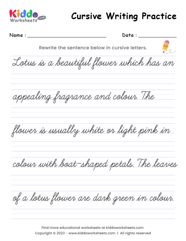 Cursive handwriting worksheet for practicing capital and lowercase "A" with an alligator theme