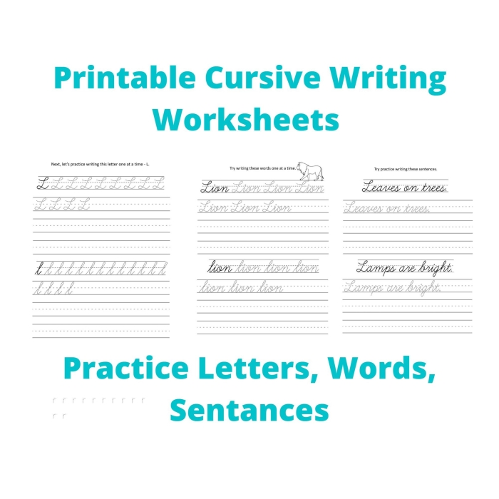 Third grade cursive writing exercise: My Family worksheet for kids Cursive writing practice worksheet for third graders featuring family member names