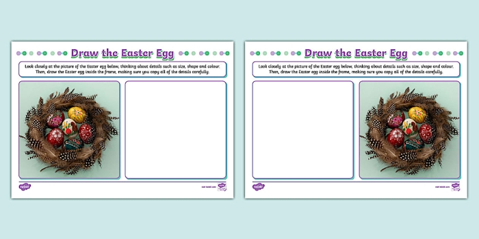 Easter-themed pencil toppers for second graders to decorate and enjoy with family, image 20 Second Grade Easter Egg Pencil Toppers worksheet featuring colorful designs to cut and color
