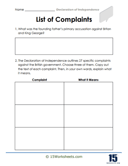Coloring activity for kids learning about the Declaration of Independence and American heritage, image 18 Second Grade National Symbols Declaration of Independence worksheet coloring page with historical elements