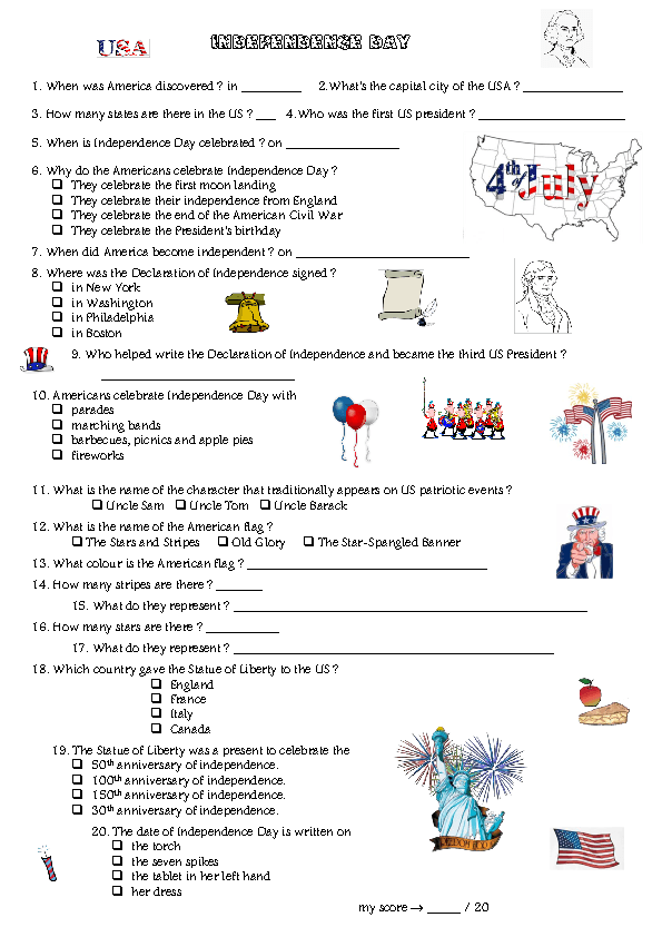 Coloring and reading activity about American heritage and the Declaration of Independence for young learners Second grade worksheet on the Declaration of Independence featuring national symbols