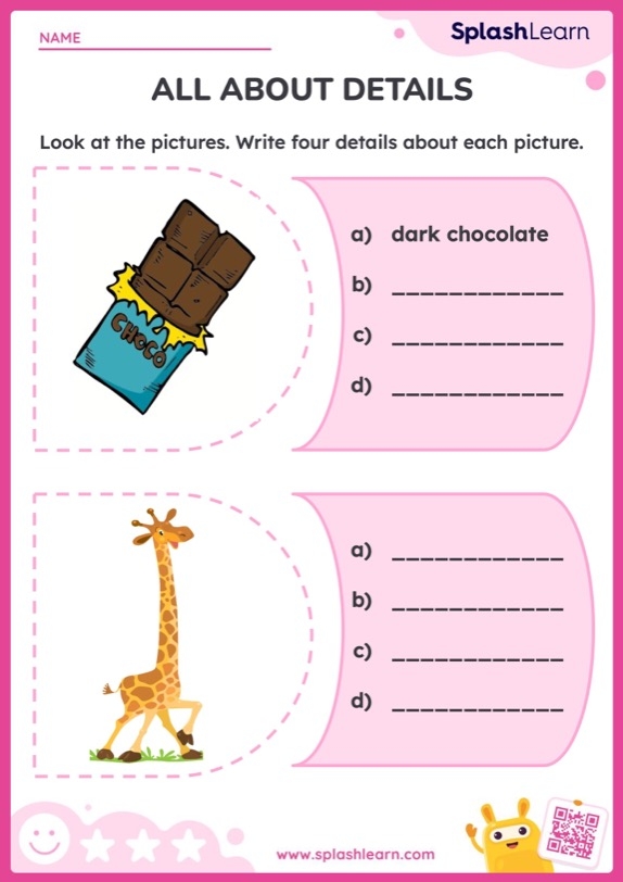 Writing worksheet for Fourth Grade Worksheet for fourth graders focusing on identifying adverbial phrases in nonfiction texts. Discovering Details worksheet for writing practice and comprehension skills.