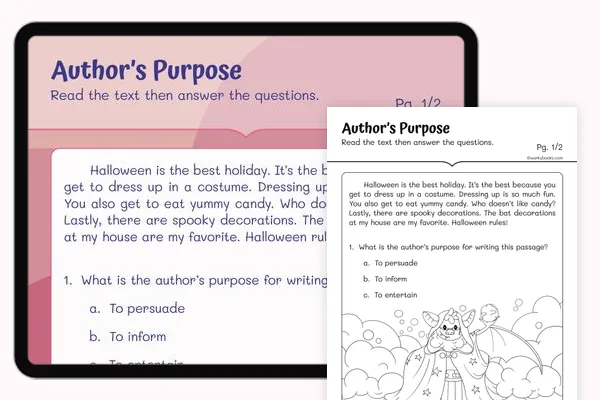 Fourth Grade Writing Worksheet: Discovering Details Image 7 Students analyzing supporting details in the Discovering Details worksheet