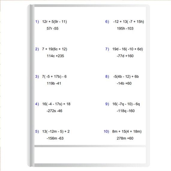 Distributive Property Word Problems Worksheet for Third Grade Students working on a Distributive Property word problems worksheet for multiplication