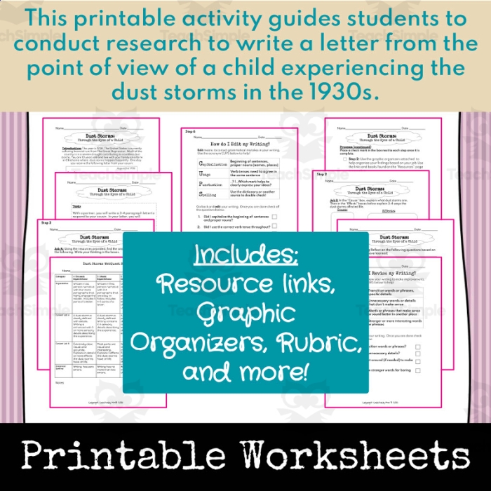 Engaging worksheet on the fascinating phenomenon of dust storms Dust Storms worksheet for fourth graders exploring the impact and science of dust storms