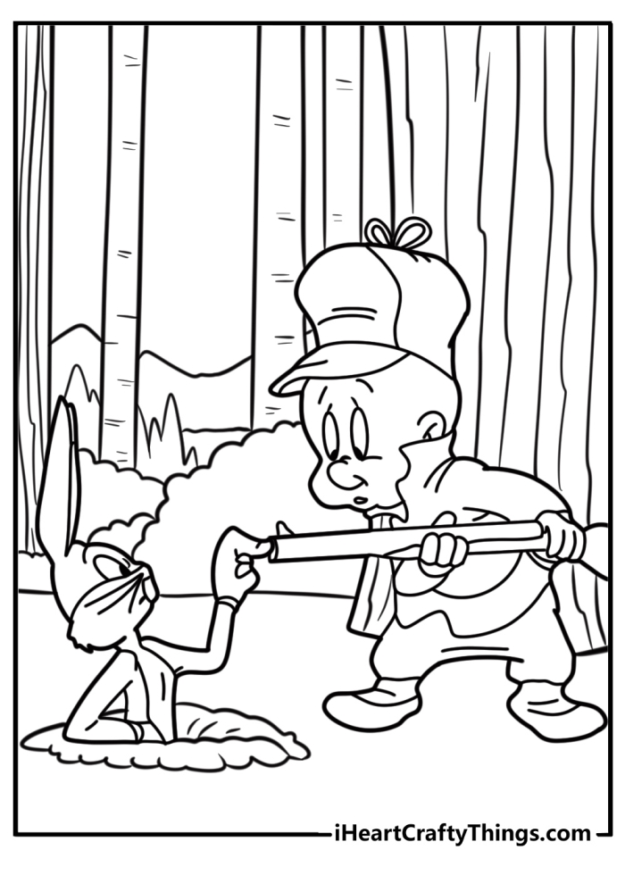 Bugs in Nature worksheet designed for Pre-K children to explore science through coloring Coloring page featuring various bugs in a nature setting for early learners