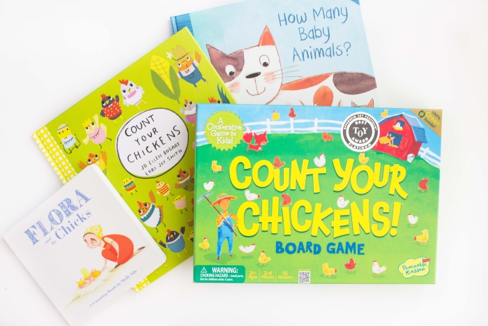 Count Your Chickens activity sheet for young learners to complete numbers to 50 First Grade Count Your Chickens worksheet with missing numbers on eggs up to 50