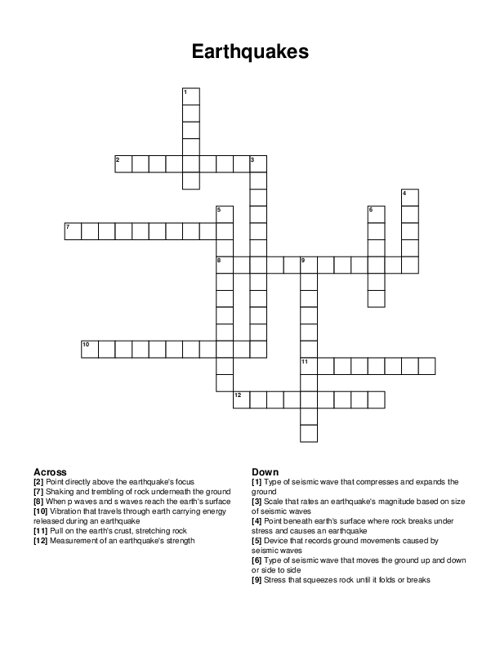 Challenging geology vocabulary crossword for fourth grade learners, image 19 Fourth grade students completing a geology crossword puzzle focused on earth science terms