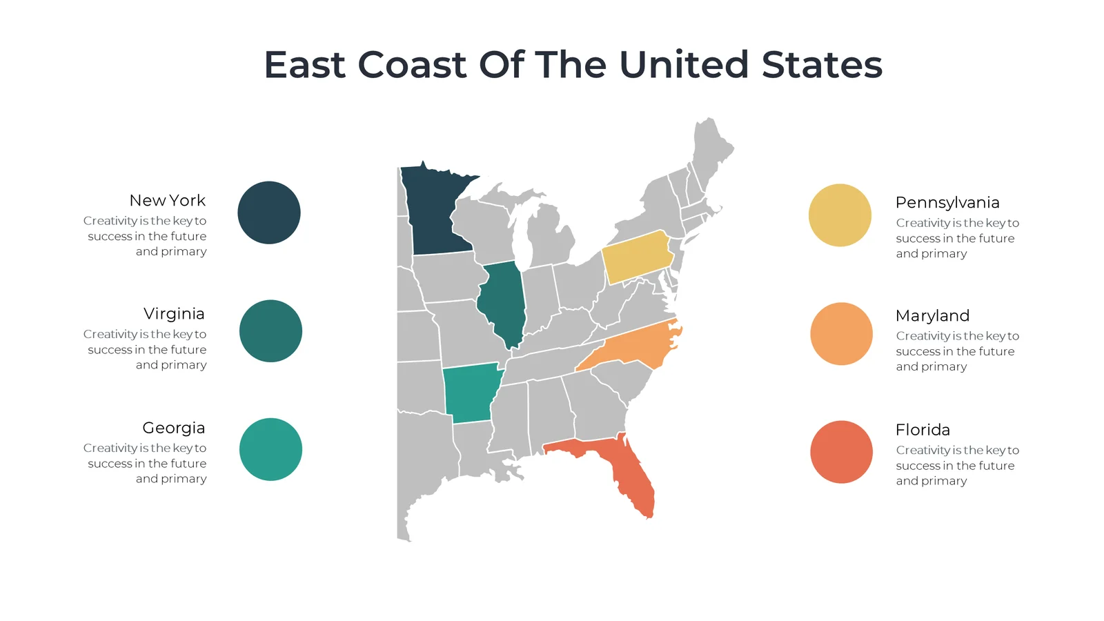 Interactive educational activity to identify and name states along the East Coast East Coast States worksheet for third graders focusing on U.S. geography