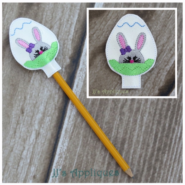 Easter Egg Pencil Toppers craft activity for young learners in second grade Second Grade Easter Egg Pencil Toppers worksheet for coloring and cutting fun