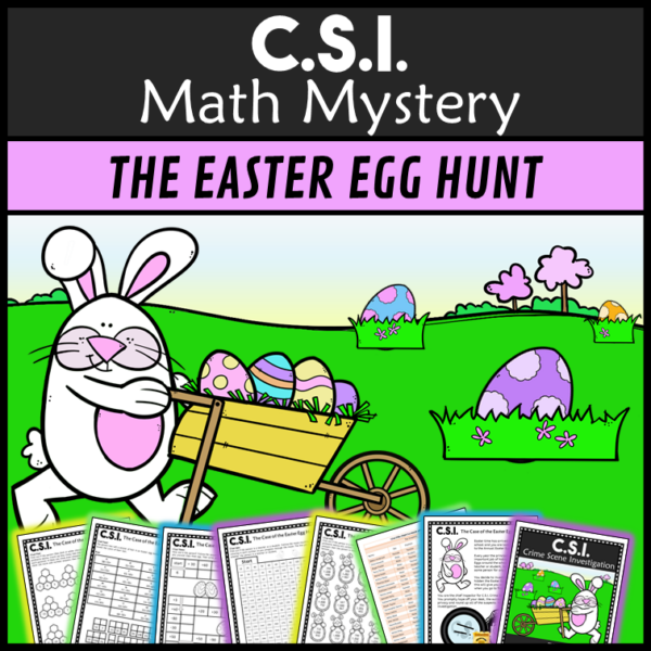First Grade Easter Egg Subtraction Worksheet for Fun Math Practice