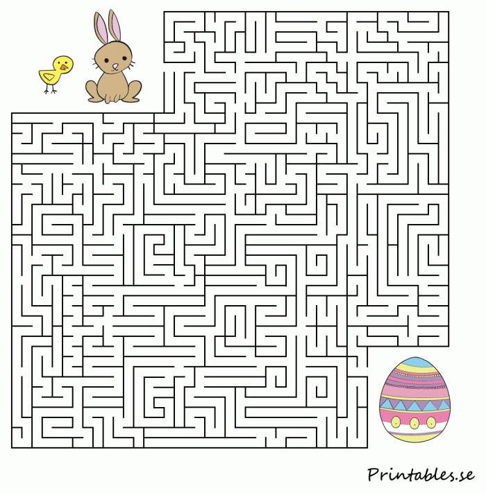 Colorful Easter eggs maze puzzle for preschool children learning place value concepts