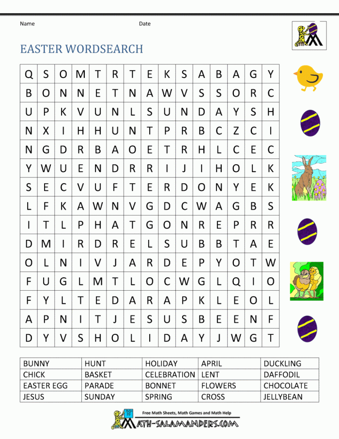Easter-themed grammar worksheet featuring colorful adjectives for second graders