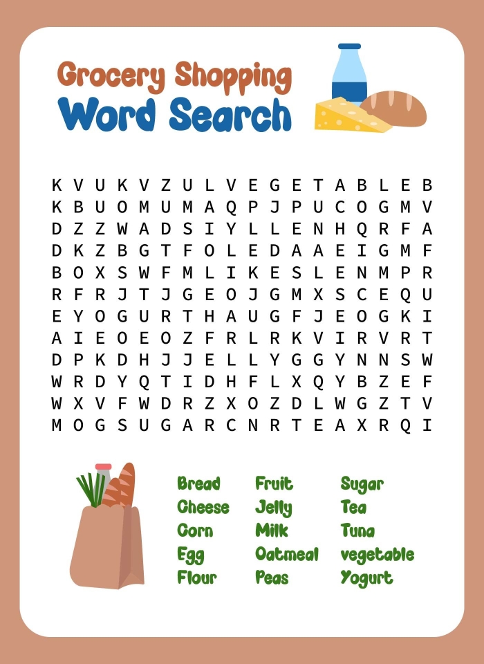 Fun Easy Word Search: F, G, H worksheet for mixed operations and coloring activities Colorful alphabet word search featuring the letters F, G, and H for kindergarteners